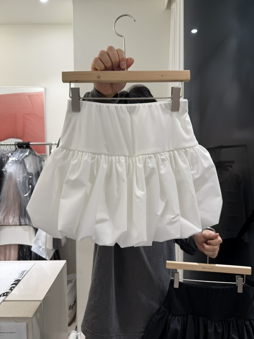 MEMO CLASSIC東大門代購女士新品職業休閑25春夏短裙南瓜裙MEMO CLASSIC短裙