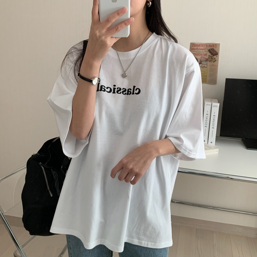 HELLO JINI韓國代購女士新款職業人氣真品熱賣時尚推薦T恤HELLO JINIT恤