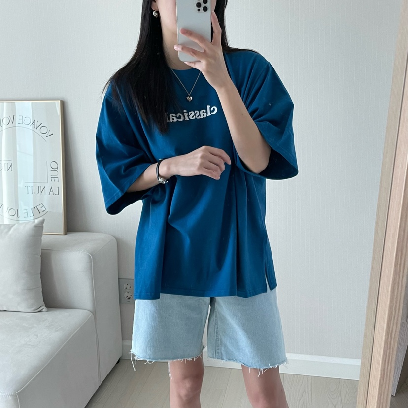 HELLO JINI韓國代購女士新款職業人氣真品熱賣時尚推薦T恤HELLO JINIT恤圖色2