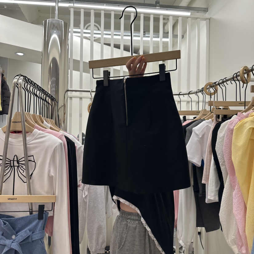 VENEFIT韓國直郵㊣女裝新品人氣時尚職業25春夏熱賣休閑短裙VENEFIT/JENNIE短裙