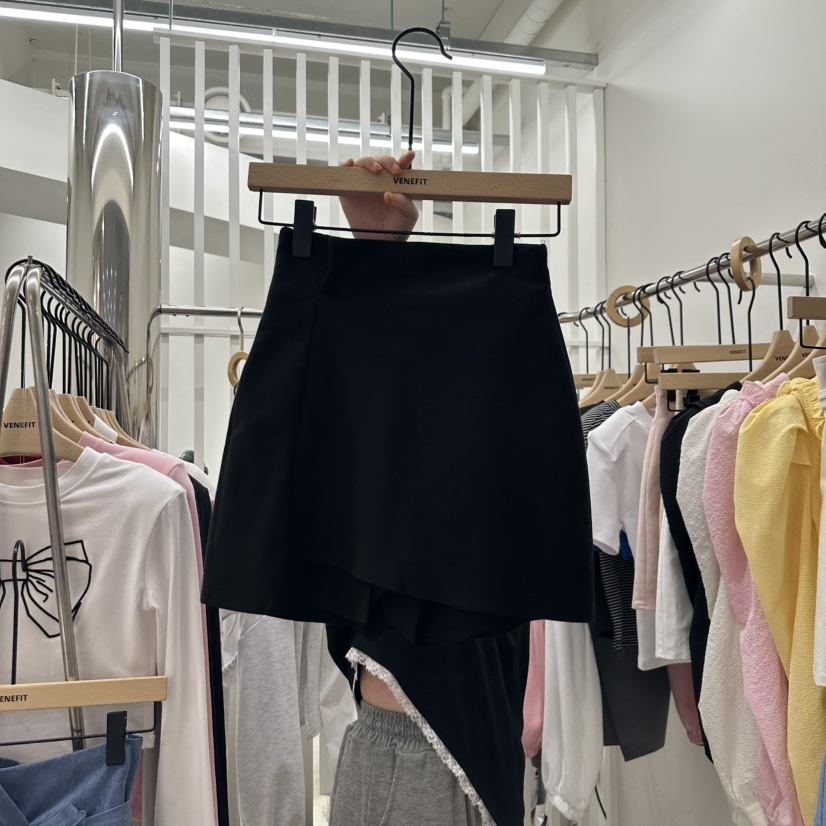 VENEFIT韓國直郵㊣女裝新品人氣時尚職業25春夏熱賣休閑短裙VENEFIT/JENNIE短裙圖色4