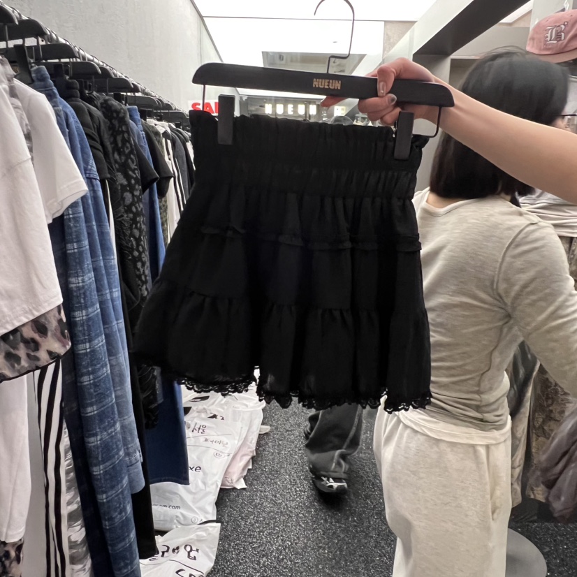 NUEUN東大門代購女士新品25春夏人氣休閑時尚真品推薦熱賣短裙NUEUN/SEEOT短裙圖色2