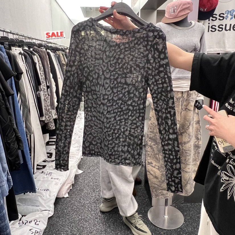 NUEUN東大門代購女裝新品25春夏真品休閑人氣熱賣推薦長袖T恤NUEUN/SEEOT長袖T恤