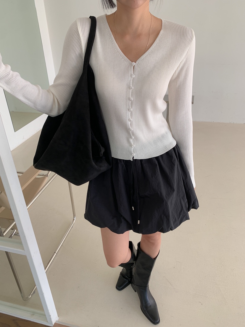 GOYOU直郵韓國代購㊣女裝新品時尚休閑熱賣人氣針織衫修身開衫de goyou針織衫圖色3