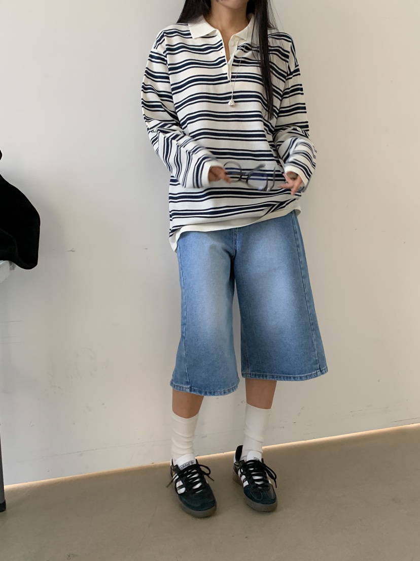 GOYOU韓國直郵㊣東大門實拍女裝新款25春夏熱賣休閑長袖T恤de goyou長袖T恤