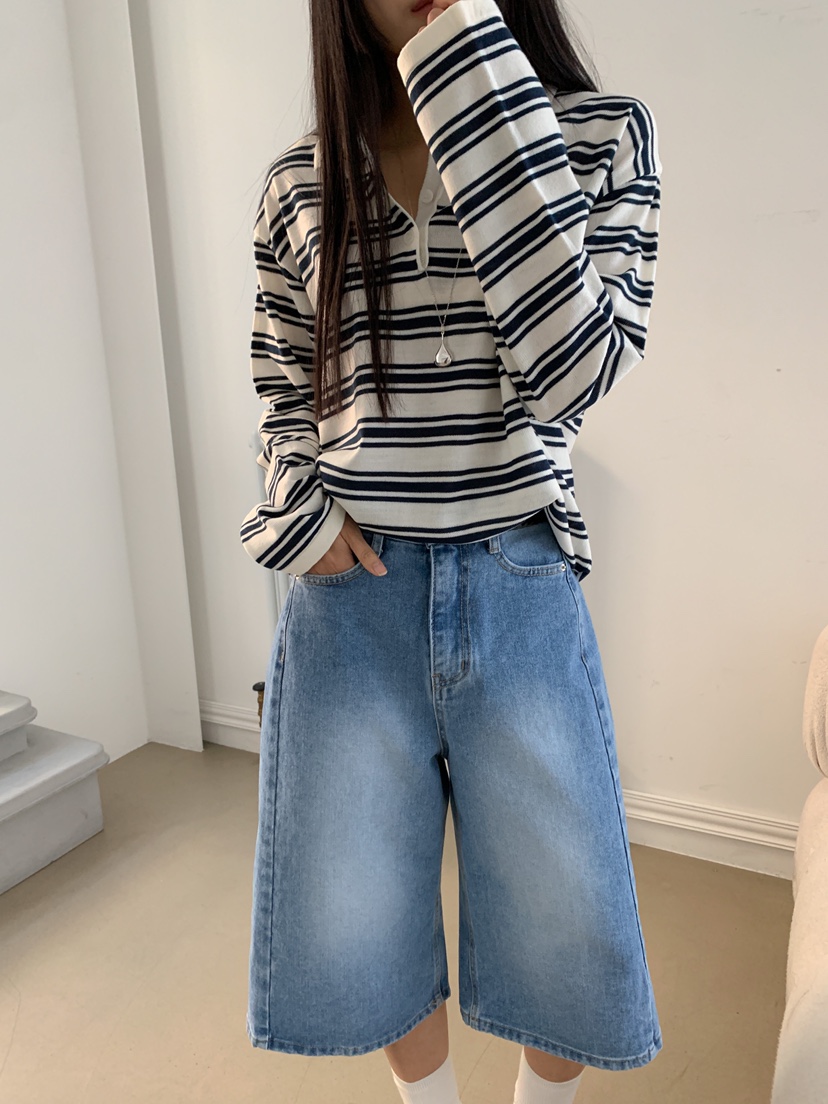 GOYOU韓國直郵㊣東大門實拍女裝新款25春夏熱賣休閑長袖T恤de goyou長袖T恤