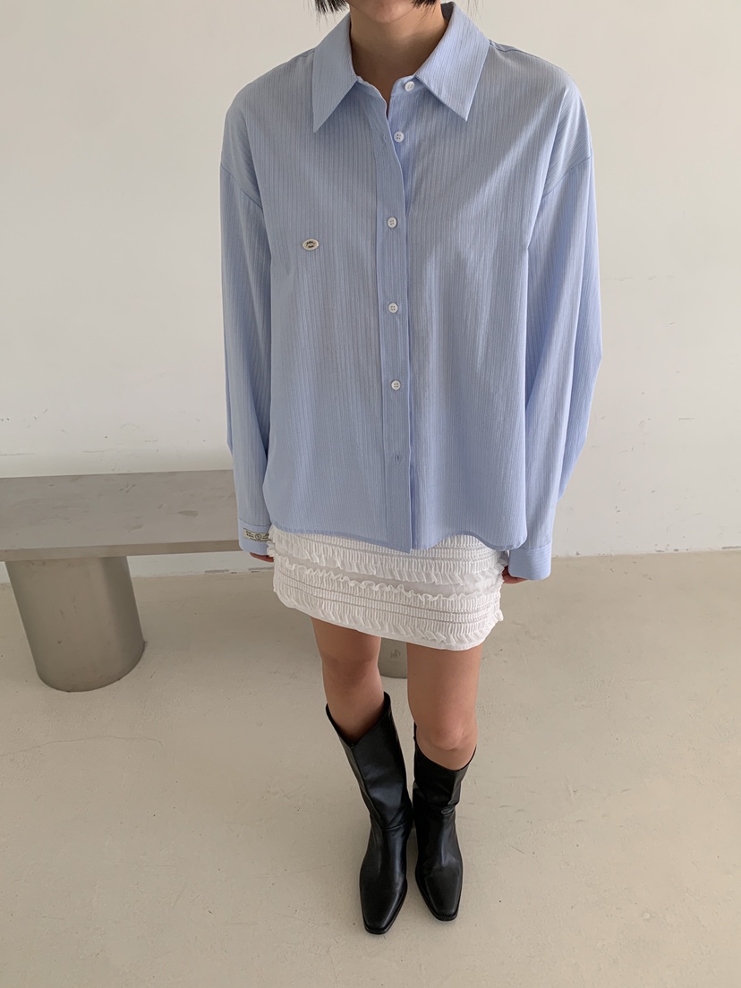 GOYOU韓國㊣直郵東大門代購女裝新款熱賣職業人氣襯衫蕾絲衫de goyou襯衫/蕾絲衫