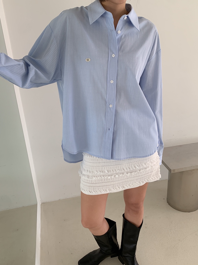 GOYOU韓國㊣直郵東大門代購女裝新款熱賣職業人氣襯衫蕾絲衫de goyou襯衫/蕾絲衫