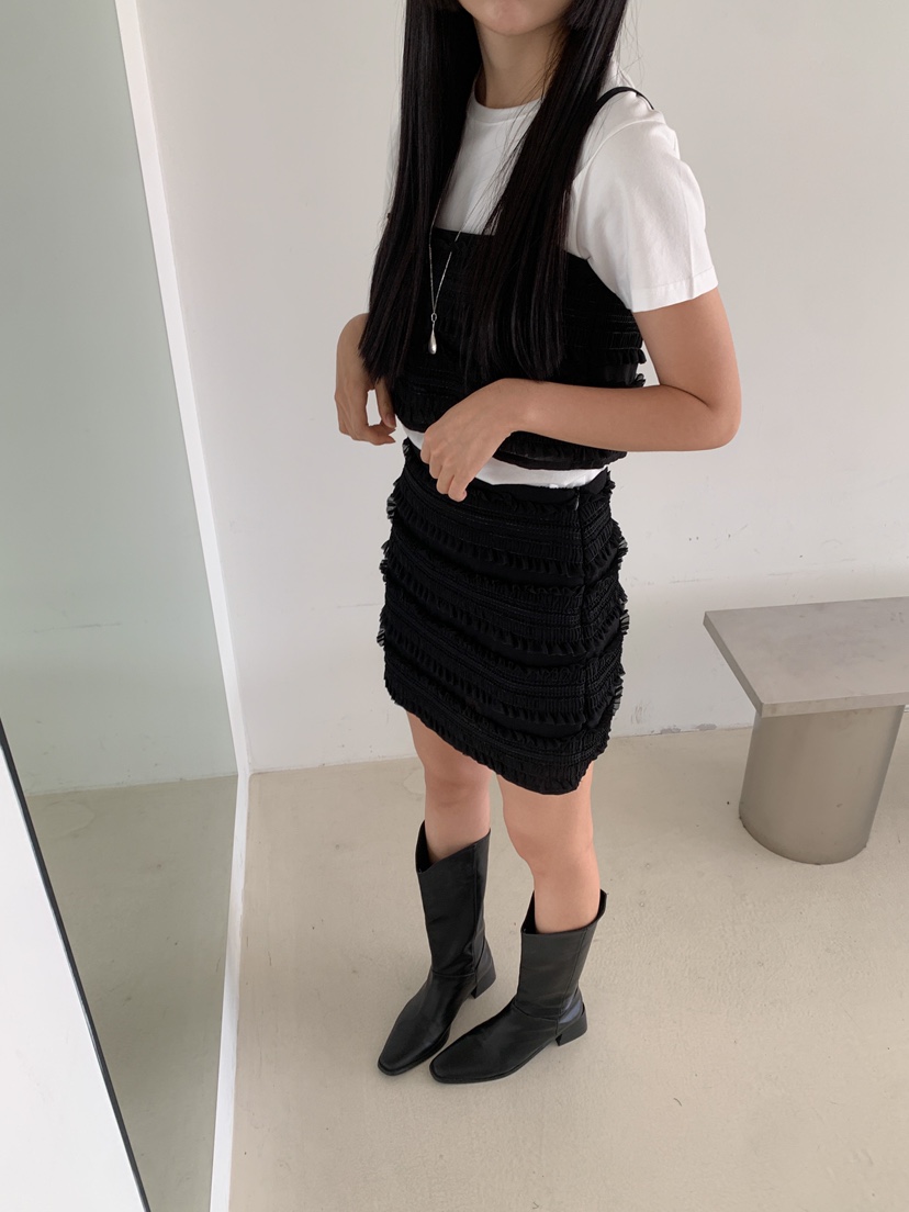 GOYOU韓國直郵㊣東大門實拍女裝新品推薦人氣吊帶背心荷葉邊de goyou吊帶/背心