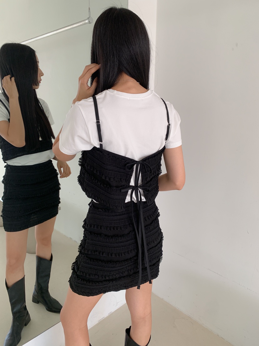 GOYOU韓國直郵㊣東大門實拍女裝新品推薦人氣吊帶背心荷葉邊de goyou吊帶/背心