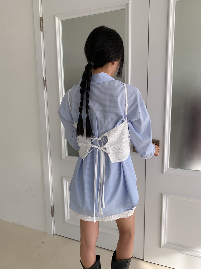 GOYOU韓國直郵㊣東大門實拍女裝新品推薦人氣吊帶背心荷葉邊de goyou吊帶/背心