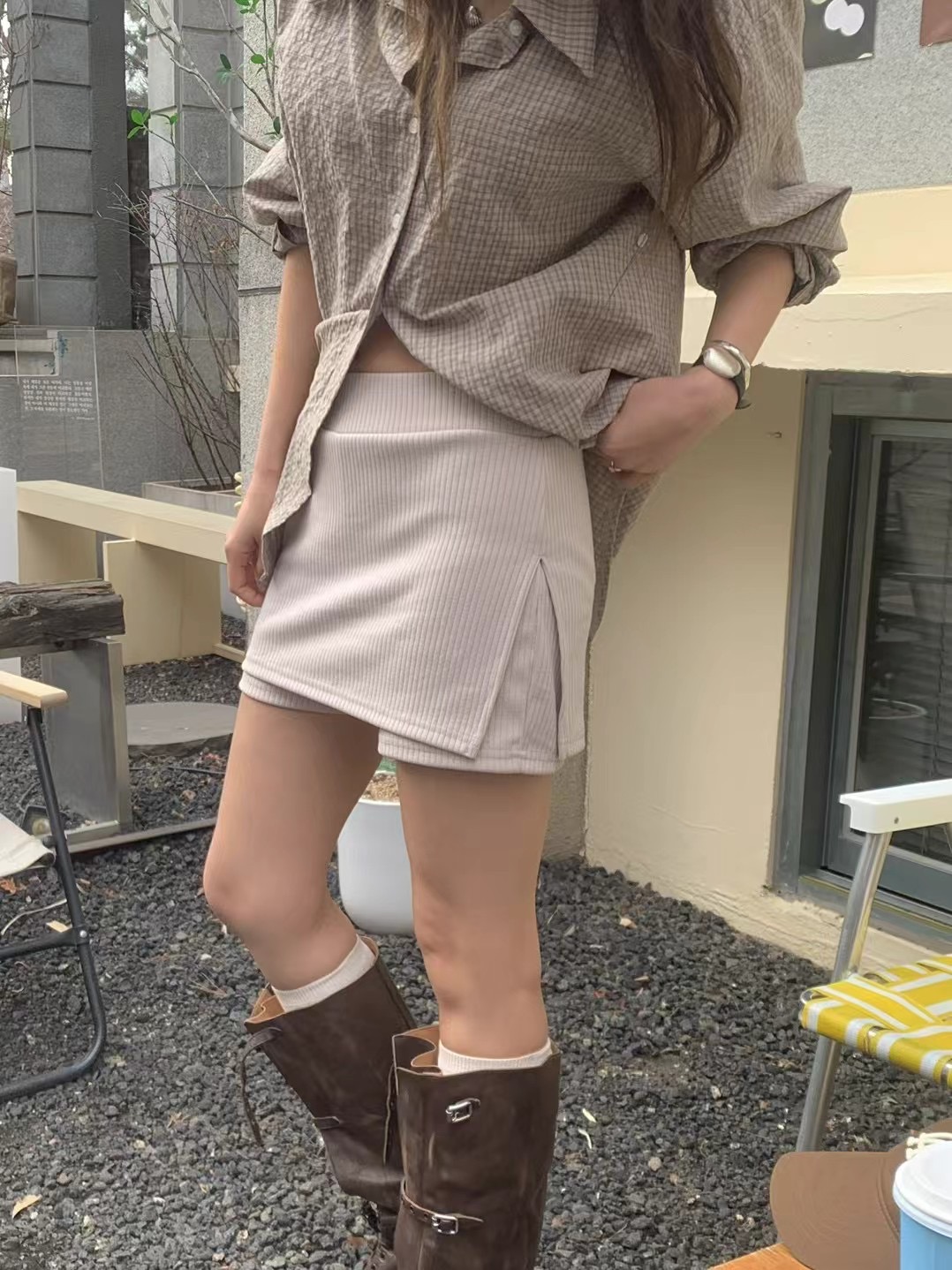 ONDA韓國直郵㊣女裝新品職業人氣休閑時尚熱賣推薦25春夏裙褲ONDA裙褲