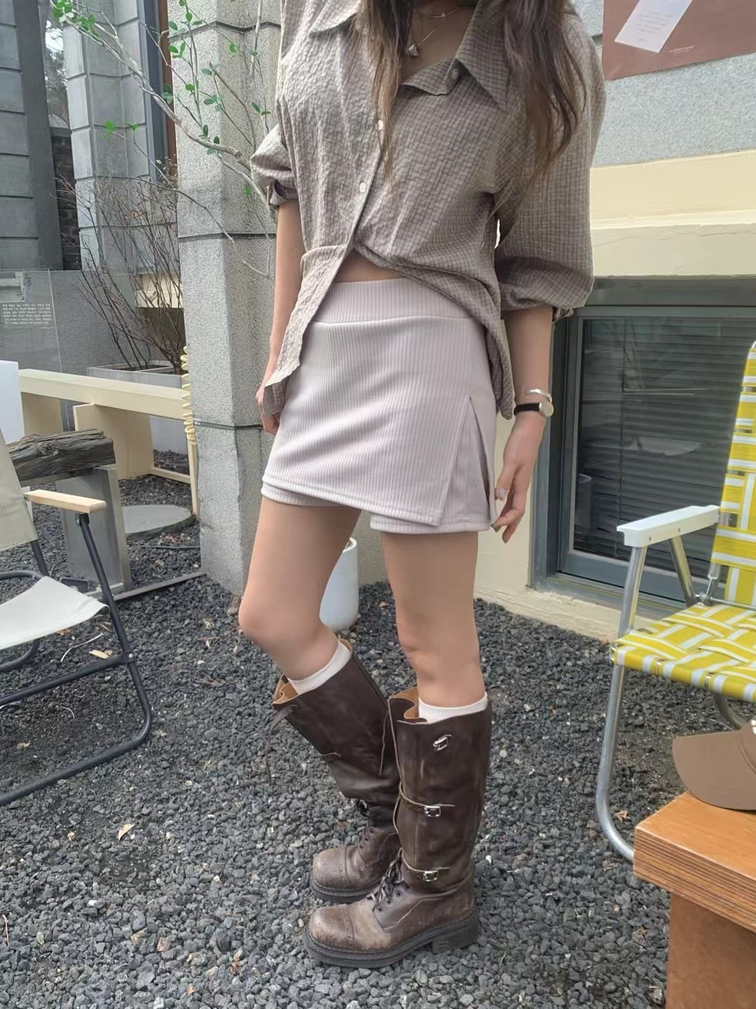 ONDA韓國直郵㊣女裝新品職業人氣休閑時尚熱賣推薦25春夏裙褲ONDA裙褲