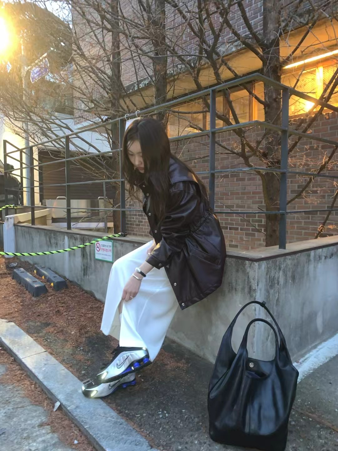 ONDA韓國㊣直郵東大門代購女裝新款推薦休閑職業人氣夾克皮革ONDA夾克