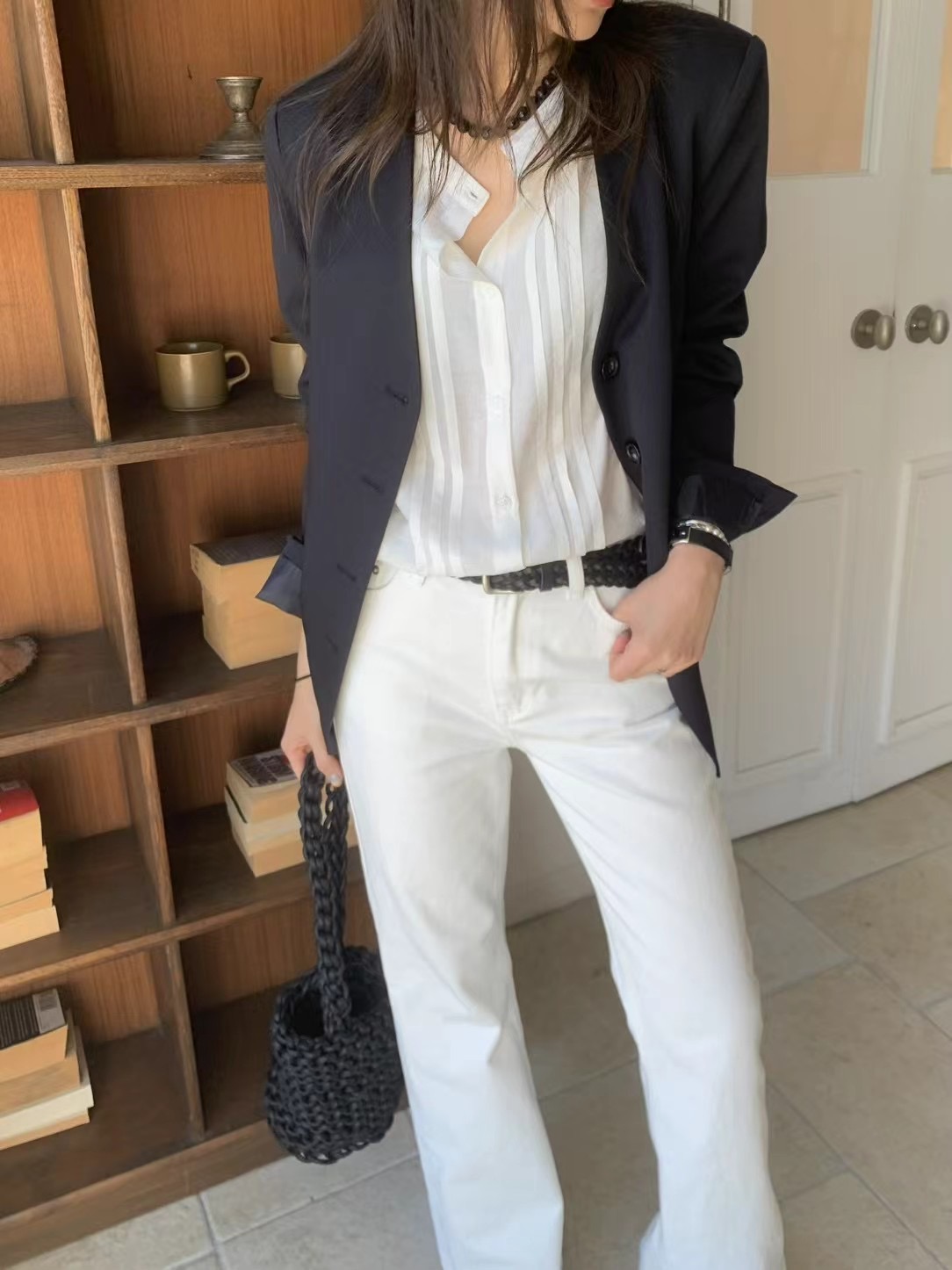 ONDA韓國直郵㊣女裝新款休閑人氣熱賣推薦時尚25春夏襯衫蕾絲衫ONDA襯衫/蕾絲衫