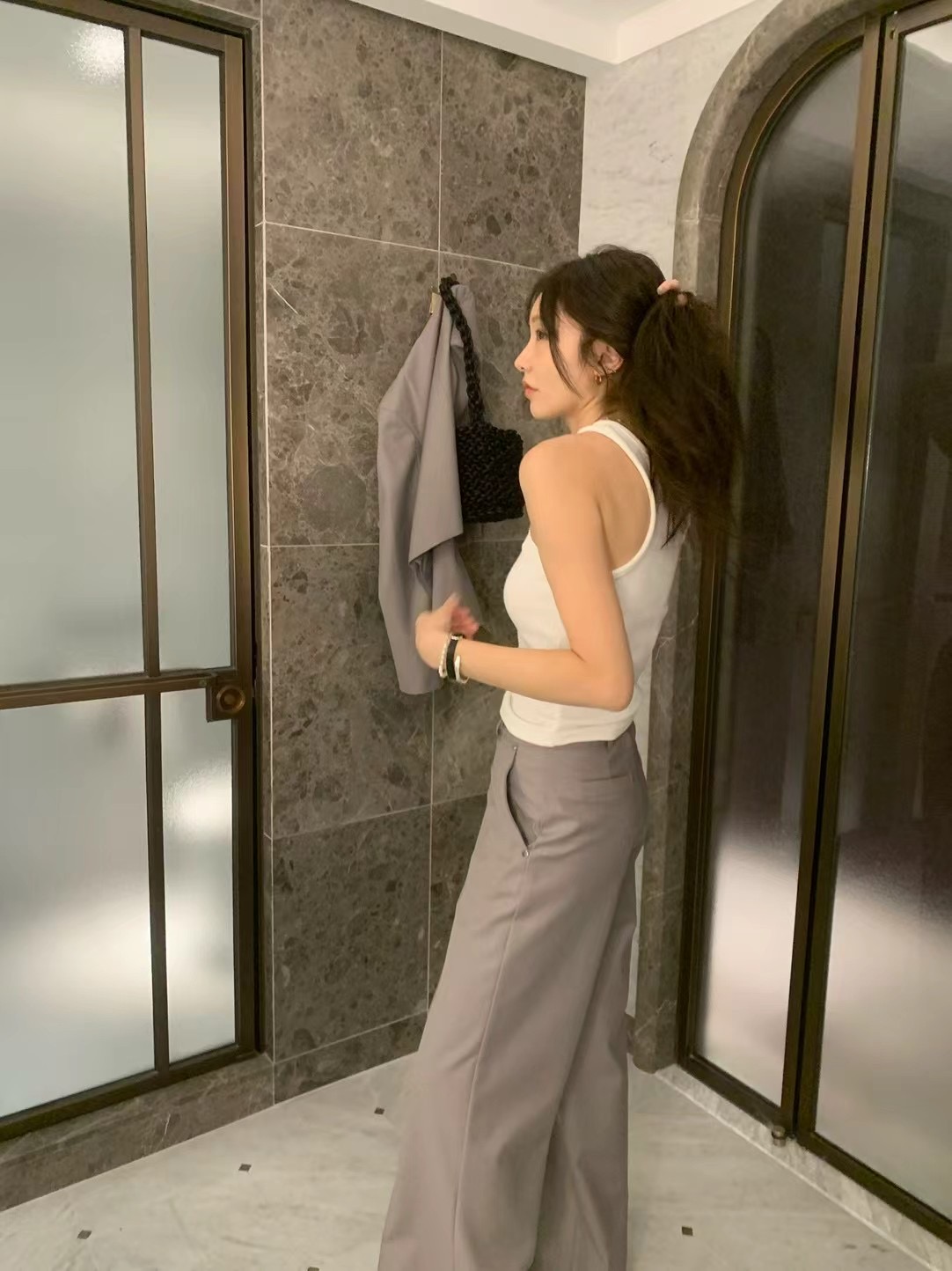 ONDA韓國直郵㊣東大門實拍女裝新款25春夏休閑時尚吊帶背心ONDA吊帶/背心