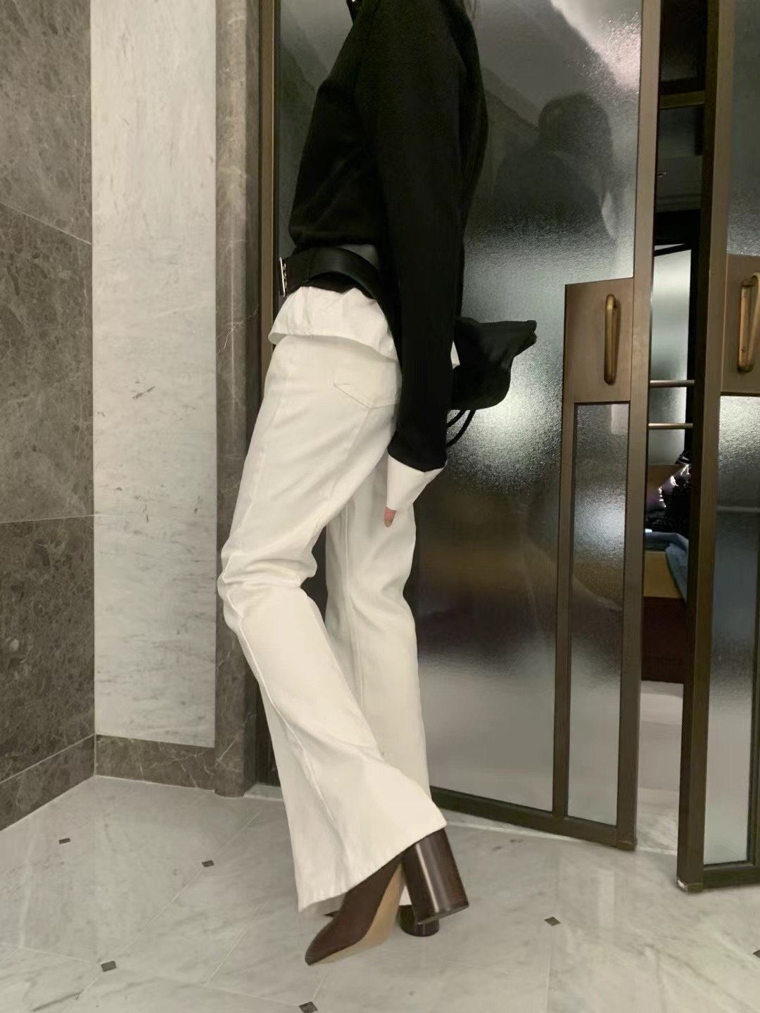 ONDA直郵韓國代購㊣女裝新款25春夏時尚推薦牛仔褲不含腰帶ONDA牛仔褲
