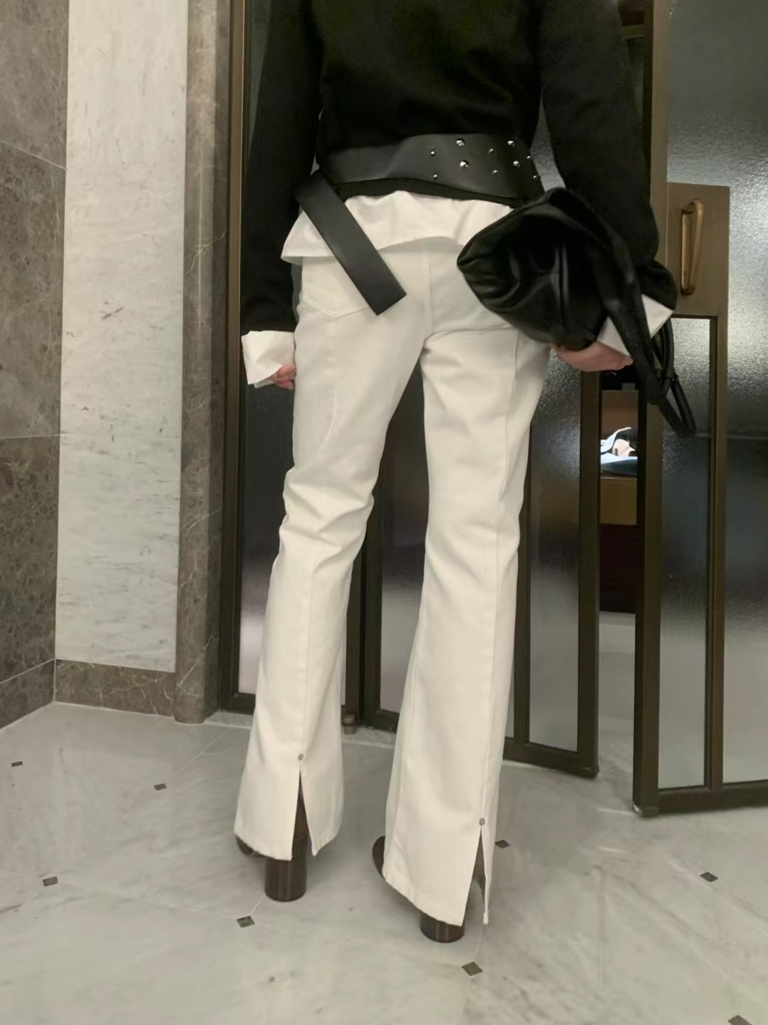 ONDA直郵韓國代購㊣女裝新款25春夏時尚推薦牛仔褲不含腰帶ONDA牛仔褲