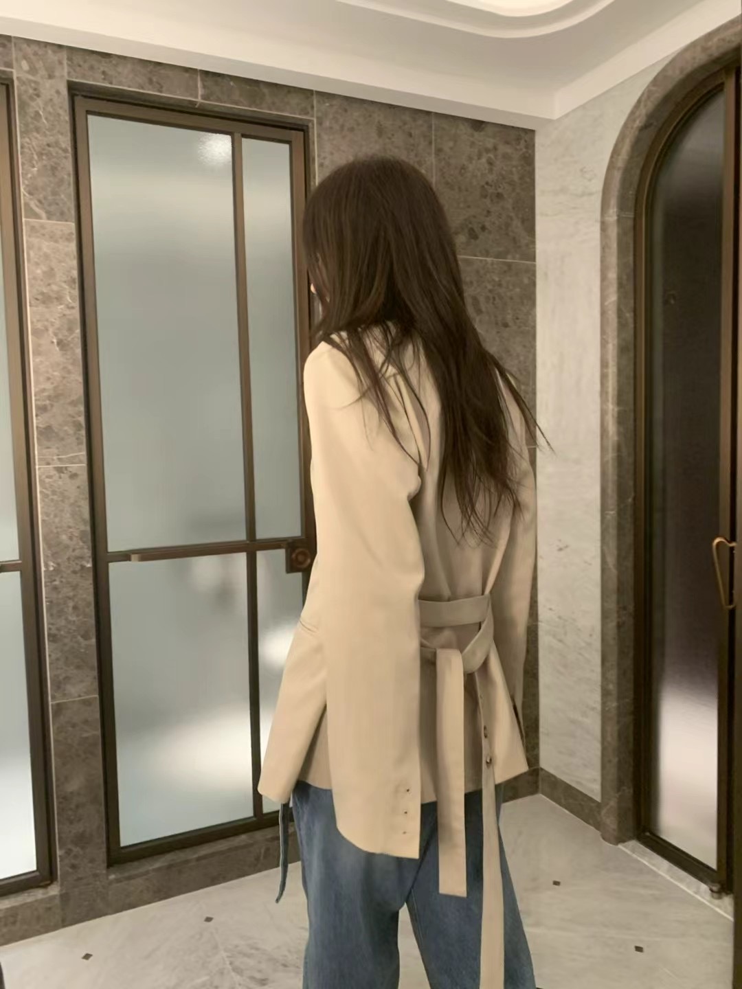 ONDA韓國㊣直郵東大門代購女裝新品熱賣休閑職業時尚25春夏夾克ONDA夾克