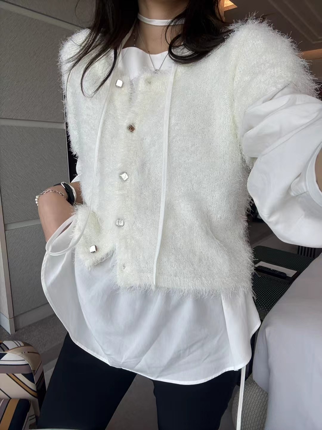 ONDA韓國直郵㊣東大門實拍女裝新品職業人氣時尚休閑針織衫ONDA針織衫圖色1
