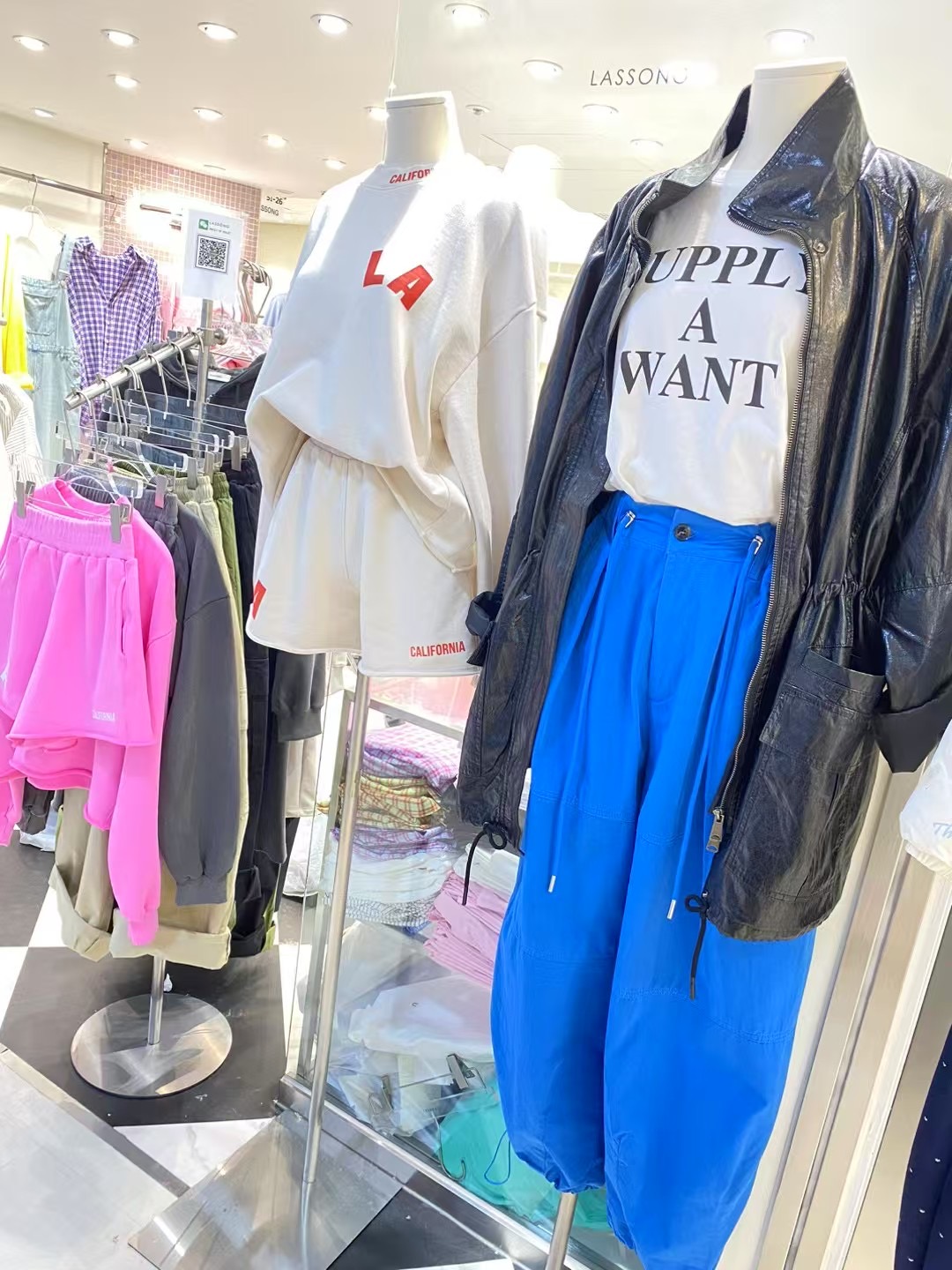 LASSONG韓國直郵㊣東大門實拍女裝新品人氣職業時尚25春夏休閑褲LASSONG休閑褲