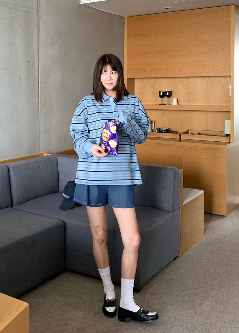 COURGETTE韓國直郵㊣東大門實拍女裝新品熱賣襯衫蕾絲衫男女同款COURGETTE襯衫/蕾絲衫
