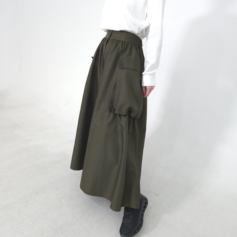 DAILY MOMENT韓國㊣直郵東大門代購女裝新品時尚職業長裙口袋DAILY MOMENT長裙