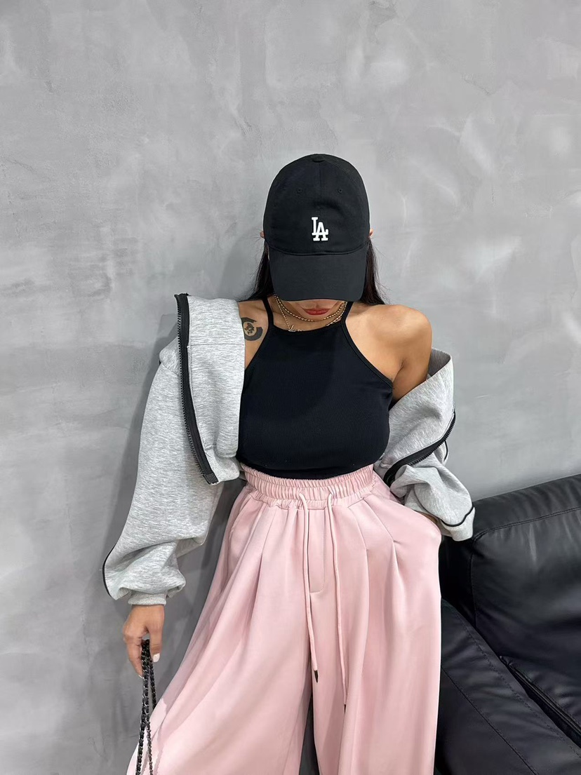 BLACK BABI韓國直郵㊣女裝新款熱賣職業休閑人氣時尚吊帶背心BLACK BABI吊帶/背心