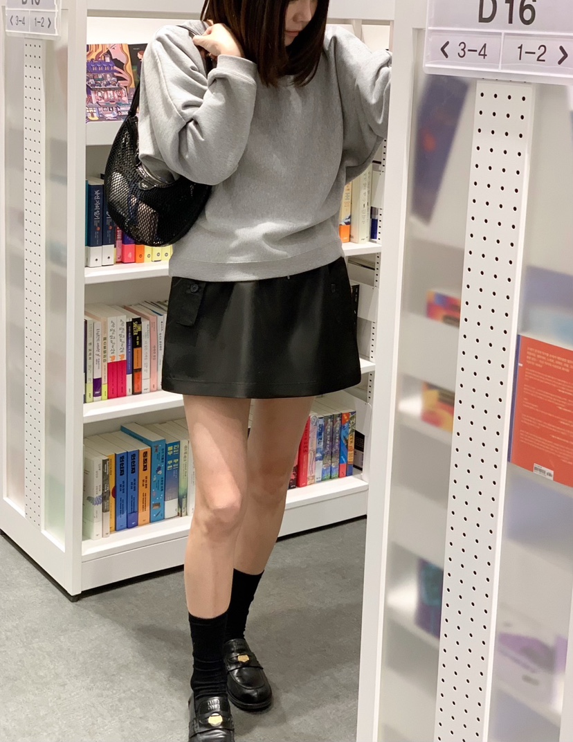 COURGETTE韓國㊣直郵東大門代購女裝新款時尚熱賣25春夏短裙綁帶COURGETTE短裙