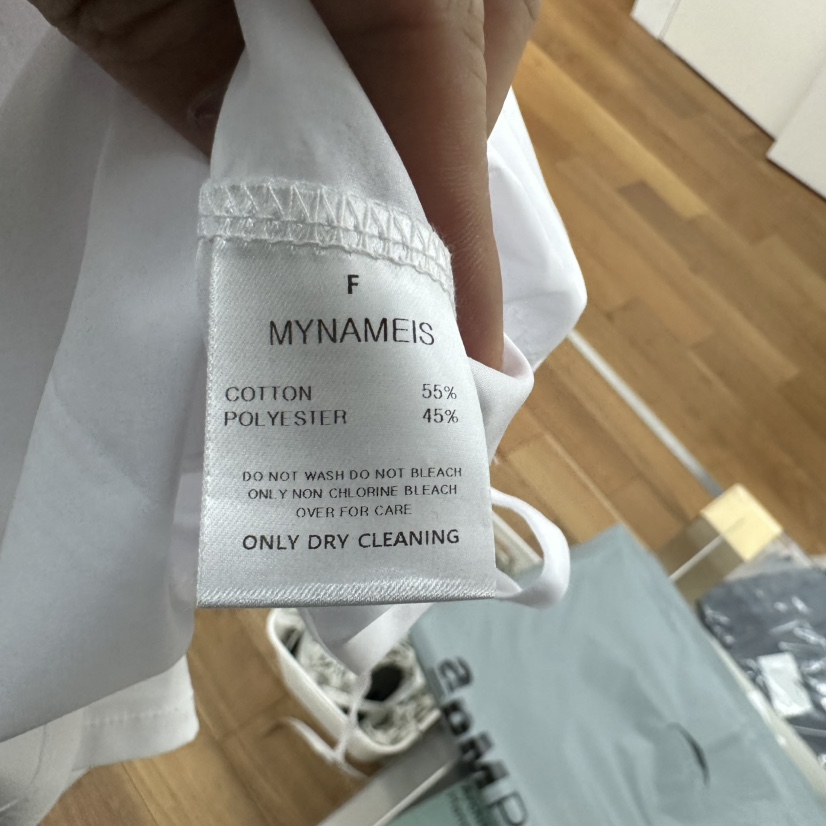 MYNAMEIS韓國直郵㊣女裝新款熱賣人氣時尚休閑職業襯衫蕾絲衫MYNAMEIS襯衫/蕾絲衫