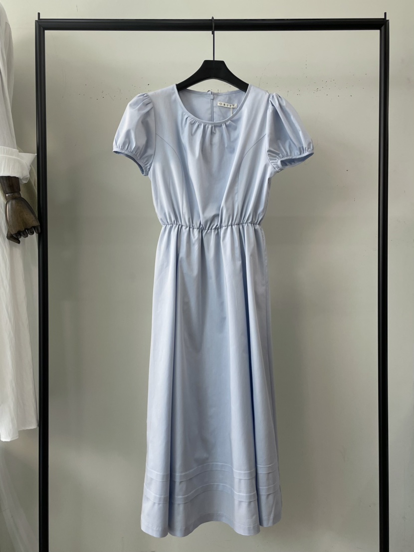 OBJET直郵韓國代購㊣女裝新款25春夏推薦人氣職業休閑連衣裙love us u/OBJET連衣裙