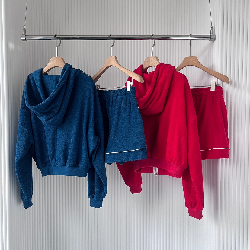 CLOTH韓國直郵㊣女裝新品時尚休閑職業推薦人氣25春夏套裝羊毛絨CLOTH套裝