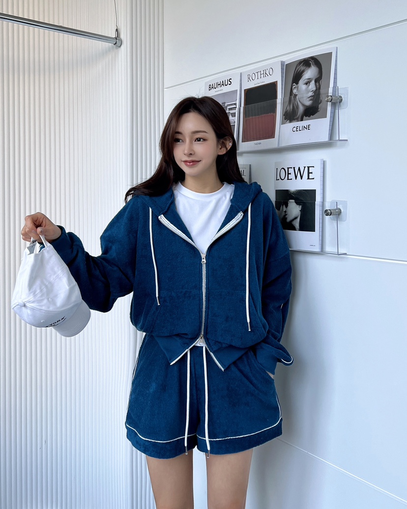 CLOTH韓國直郵㊣女裝新品時尚休閑職業推薦人氣25春夏套裝羊毛絨CLOTH套裝