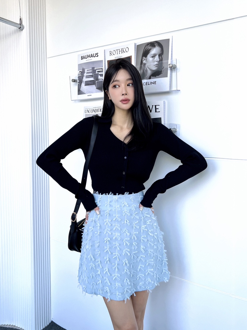 CLOTH韓國直郵㊣女裝新品推薦25春夏職業人氣時尚休閑短裙蕾絲CLOTH短裙