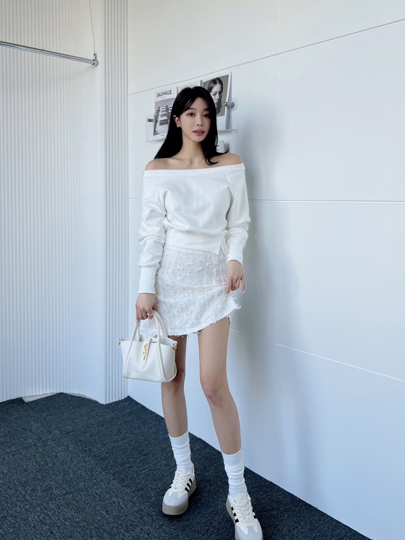 CLOTH韓國直郵㊣女裝新品推薦25春夏職業人氣時尚休閑短裙蕾絲CLOTH短裙