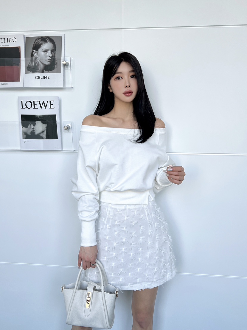 CLOTH韓國直郵㊣女裝新品推薦25春夏職業人氣時尚休閑短裙蕾絲CLOTH短裙