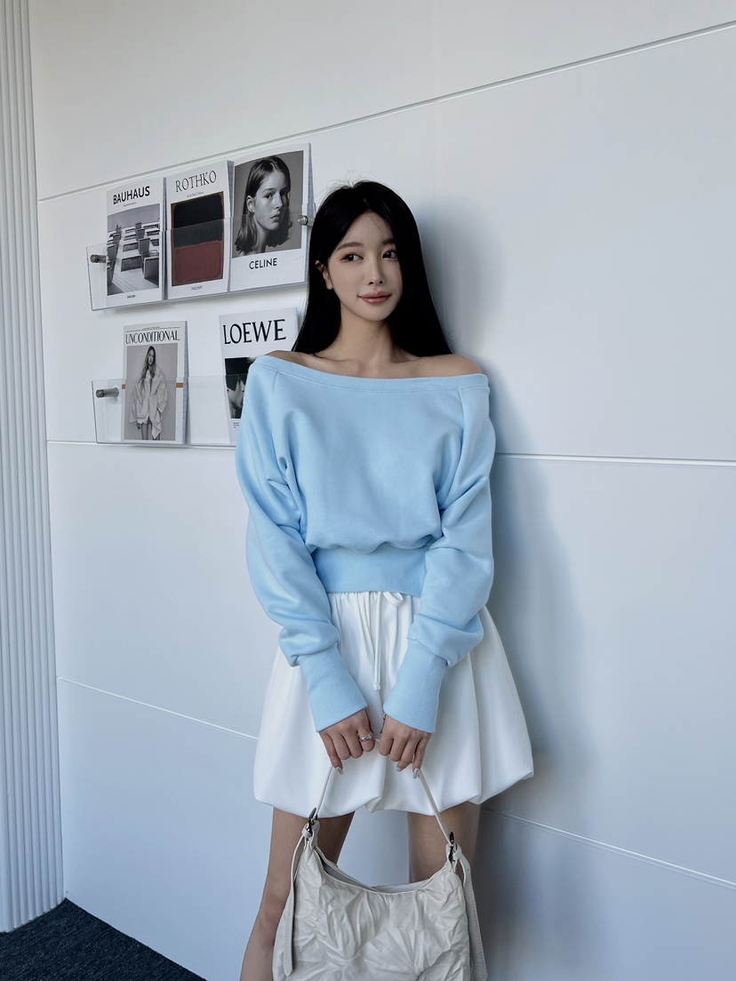 CLOTH韓國㊣直郵東大門代購女裝新品時尚25春夏推薦熱賣衛衣CLOTH衛衣