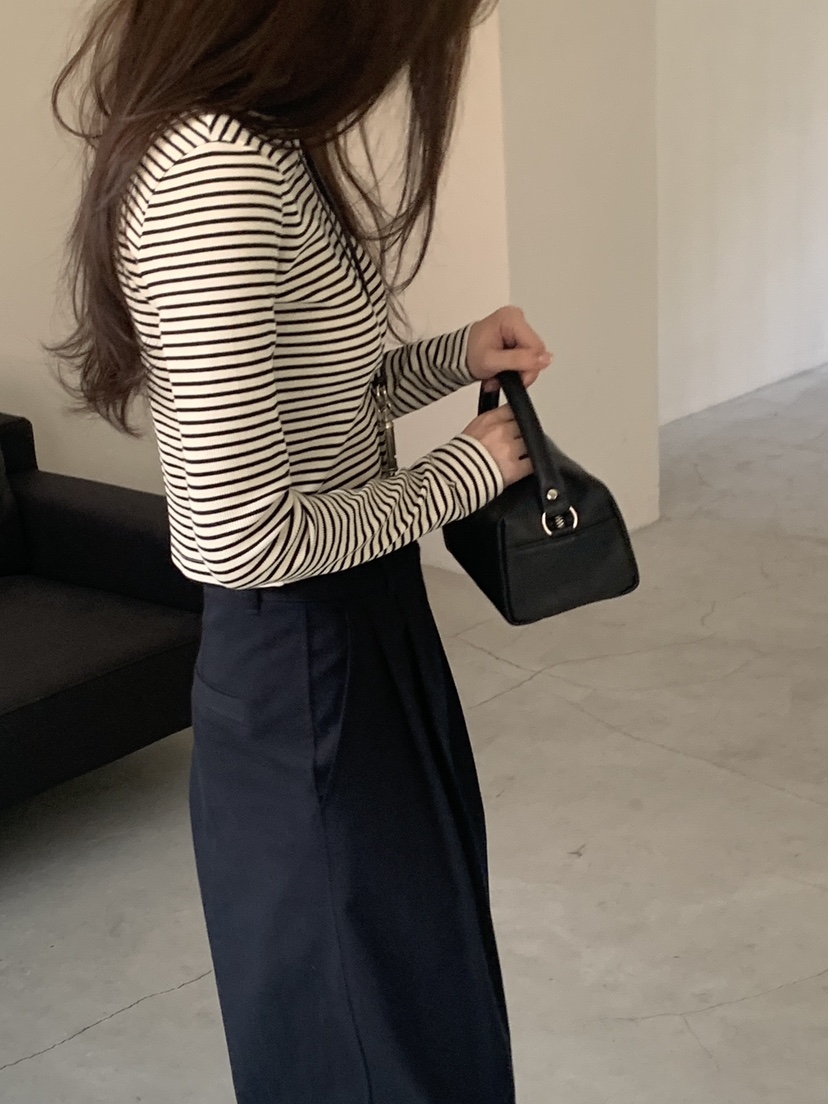 LOGARDEN韓國㊣直郵東大門代購女裝新款推薦休閑職業長袖T恤LO GARDEN長袖T恤