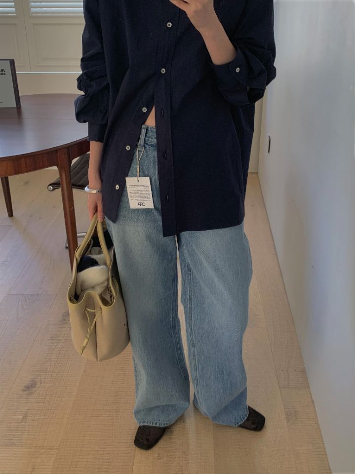 MARE韓國㊣直郵東大門代購女裝新品休閑時尚25春夏推薦牛仔褲MARE牛仔褲