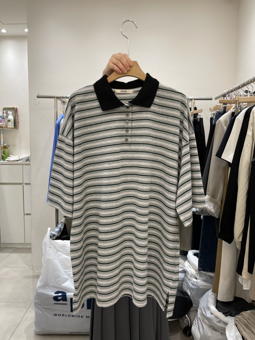 HEIZE直郵韓國代購㊣女裝新品休閑時尚推薦25春夏熱賣職業T恤HEIZET恤