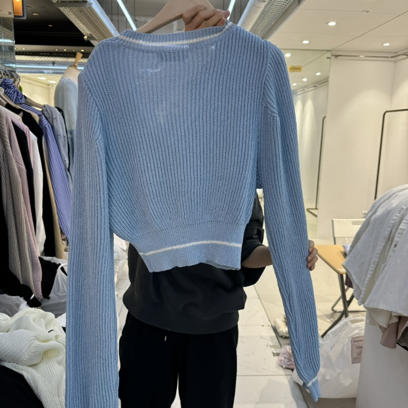 SAGE BRUSH韓國直郵㊣東大門實拍女裝新品職業推薦人氣針織衫SAGE BRUSH針織衫