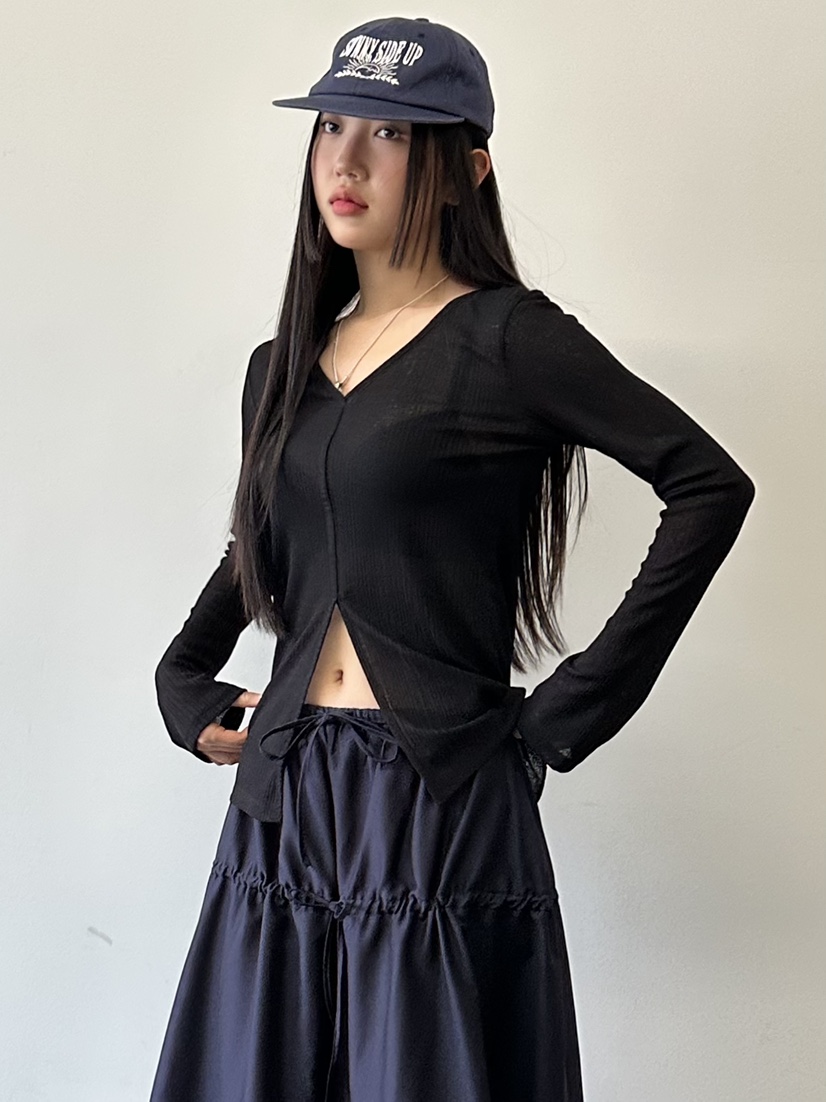 I MFACT韓國直郵女士新款休閑真品人氣熱賣推薦時尚長袖T恤I MFACT長袖T恤