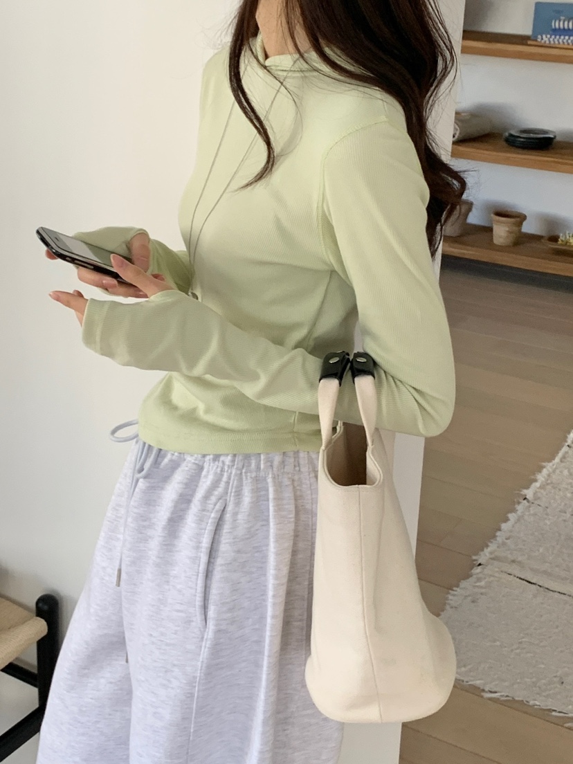 PLANTS ON GRAY東大門直郵女裝新款休閑時尚人氣長袖T恤連帽PLANTS ON GRAY長袖T恤