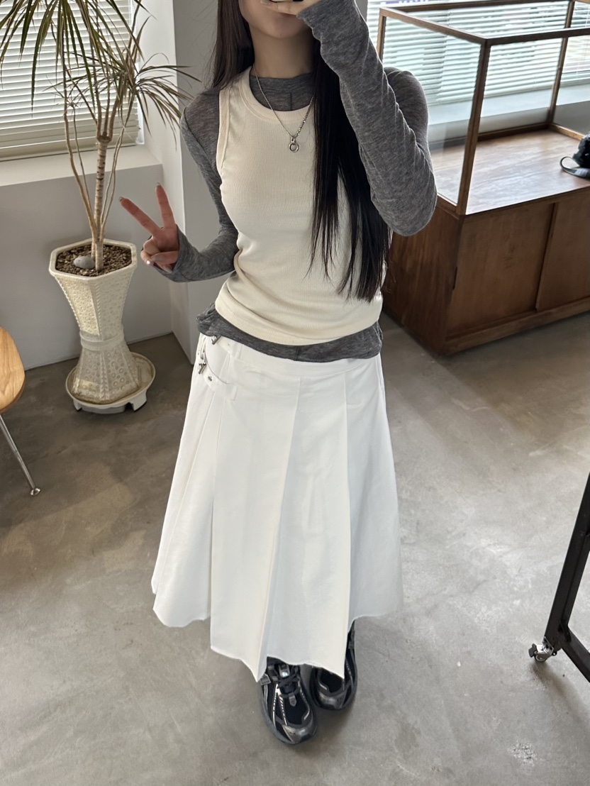 I MFACT東大門實拍女士新品25春夏職業時尚人氣真品推薦長裙I MFACT長裙