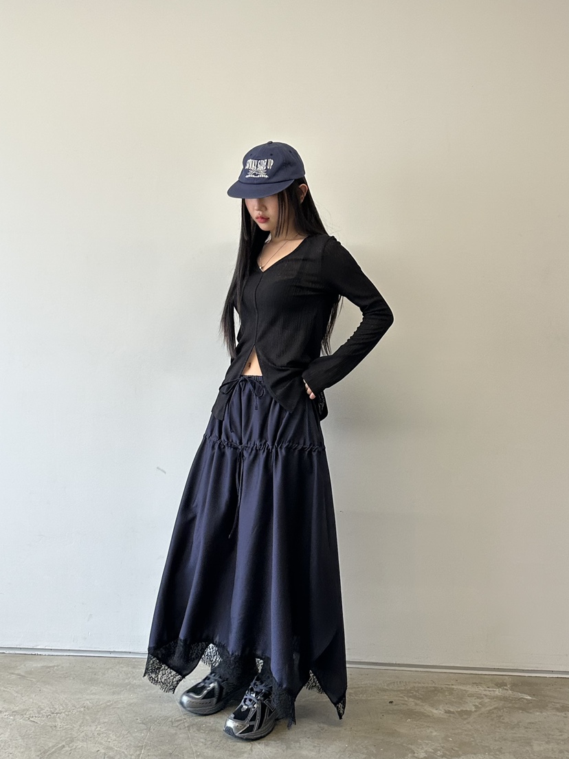 I MFACT韓國直郵女裝新品25春夏休閑熱賣真品時尚人氣長裙I MFACT長裙