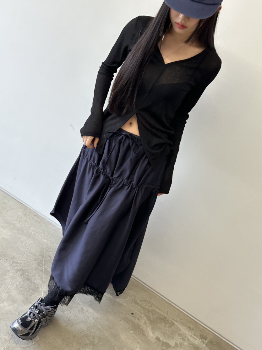 I MFACT韓國直郵女裝新品25春夏休閑熱賣真品時尚人氣長裙I MFACT長裙