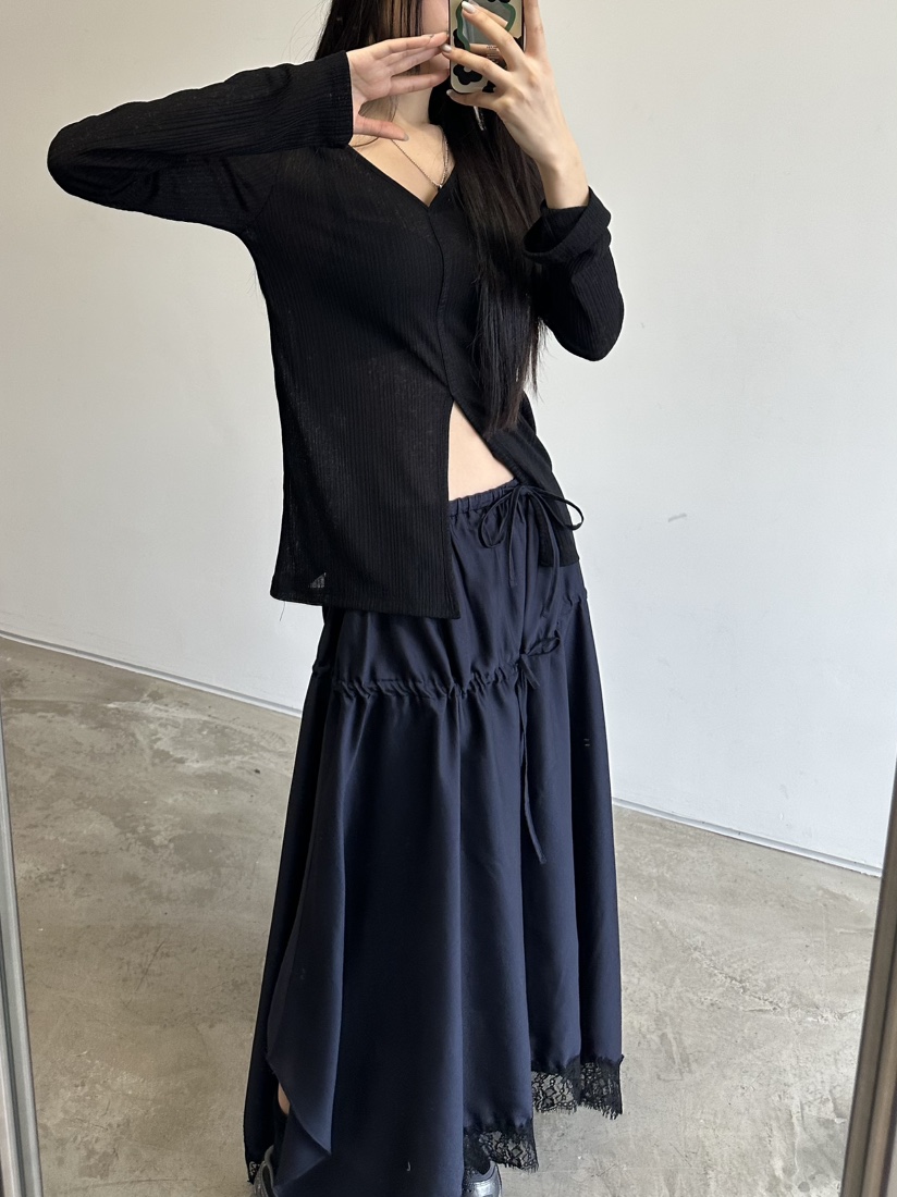 I MFACT韓國直郵女裝新品25春夏休閑熱賣真品時尚人氣長裙I MFACT長裙