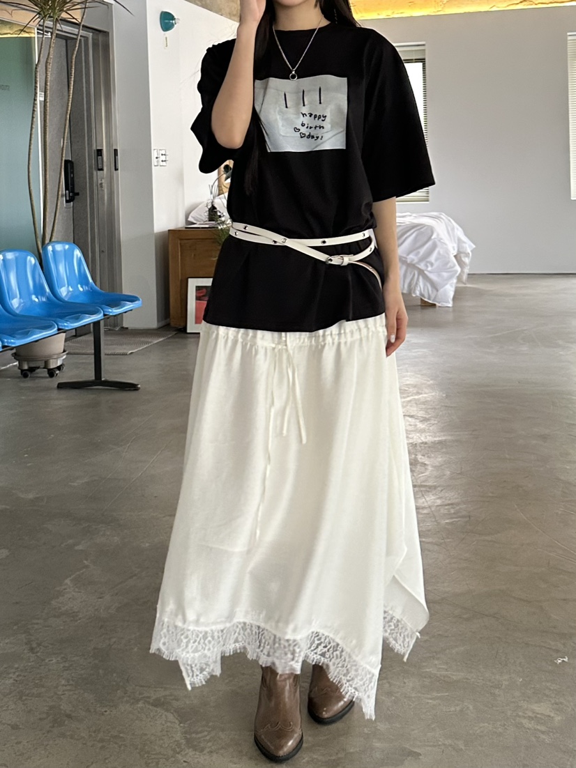 I MFACT韓國直郵女裝新品25春夏休閑熱賣真品時尚人氣長裙I MFACT長裙