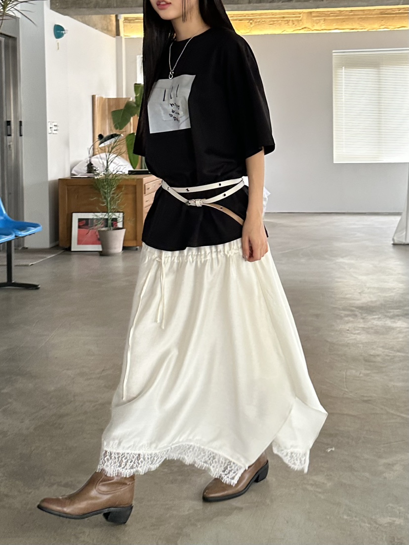 I MFACT韓國直郵女裝新品25春夏休閑熱賣真品時尚人氣長裙I MFACT長裙