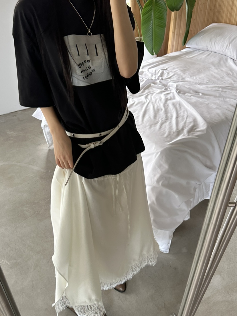 I MFACT韓國直郵女裝新品25春夏休閑熱賣真品時尚人氣長裙I MFACT長裙